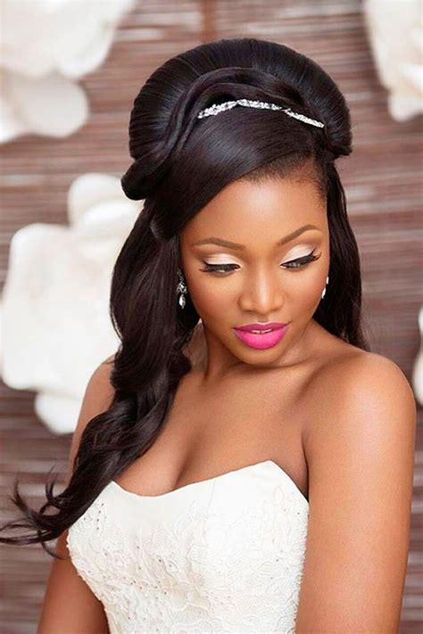 black wedding hair styles